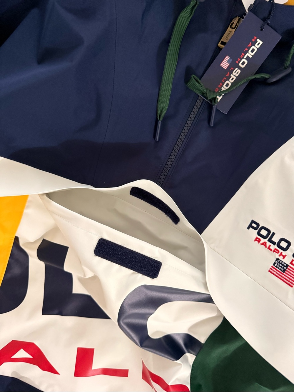 NWT! POLO SPORT 🇺🇸 Eton Field Jacket Color Block Waterproof - Picture 11 of 12